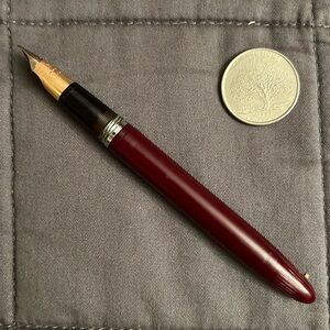 Antique Art Deco era W. A. SCHAFFER Fountain Ink Pen 14K Gold NIB Tip / No Cap